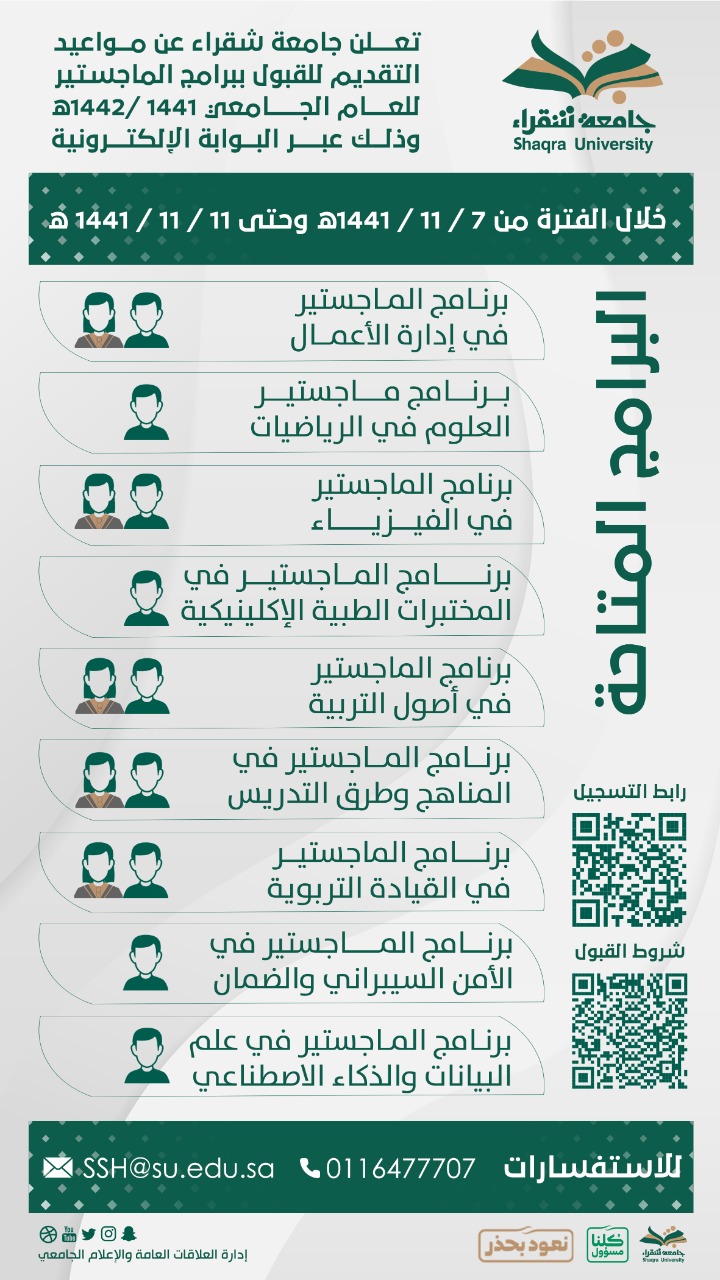 مواعيد التقديم على الماجستير في الجامعات السعودية 1442 الموقع المثالي