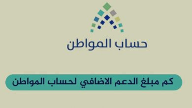 Photo of كم مبلغ الدعم الاضافي لحساب المواطن 2022